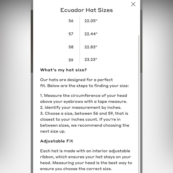 LIKE NEW Cuyana Hat - Picture 7 of 16